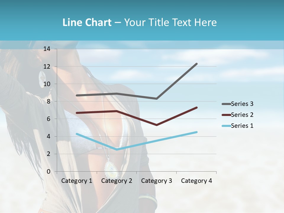 Attractive Peaceful Beach PowerPoint Template