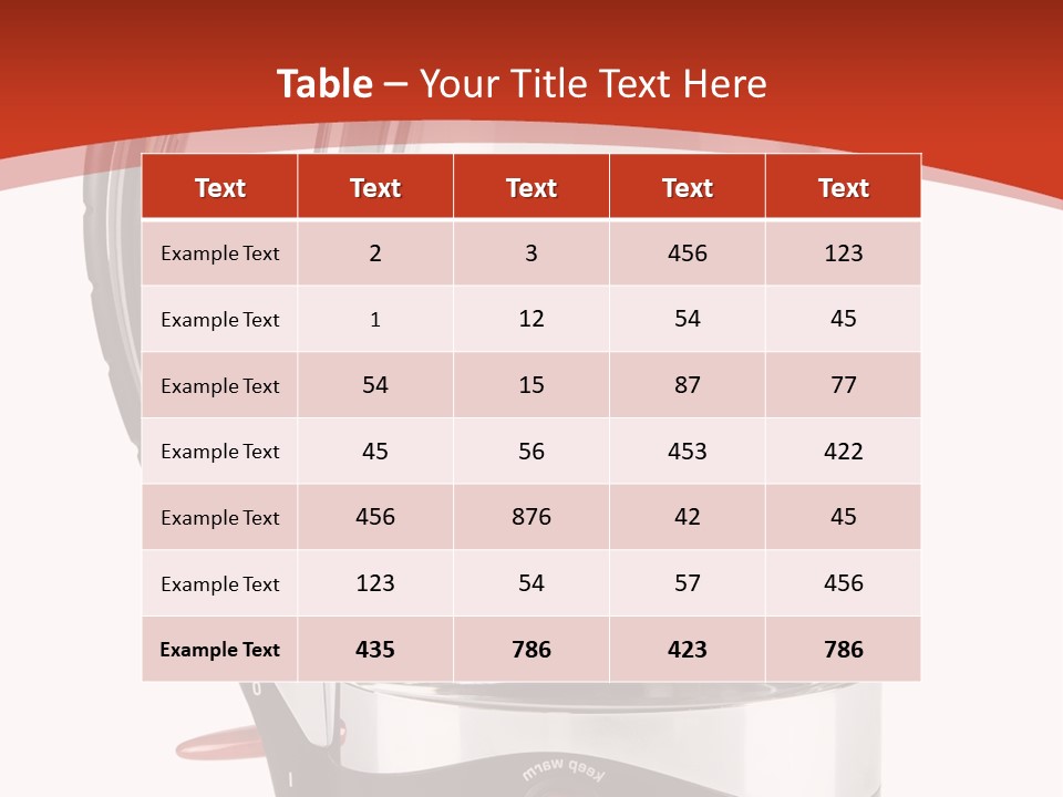 Isolated Hot Pot PowerPoint Template