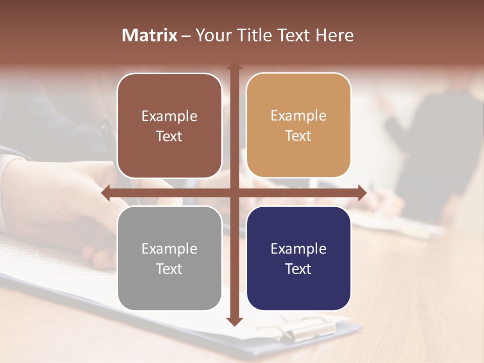 Object Meeting Briefing PowerPoint Template