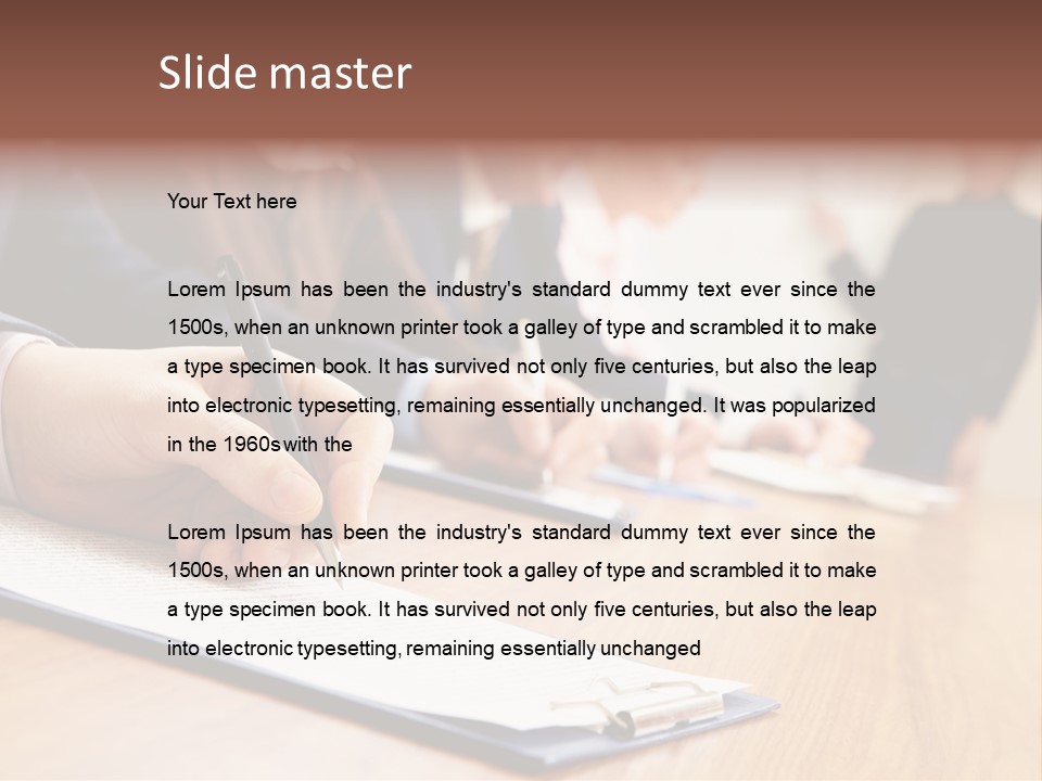 Object Meeting Briefing PowerPoint Template