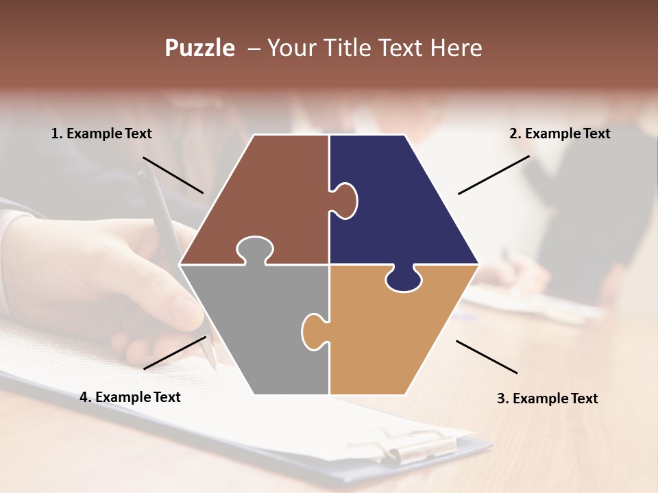 Object Meeting Briefing PowerPoint Template