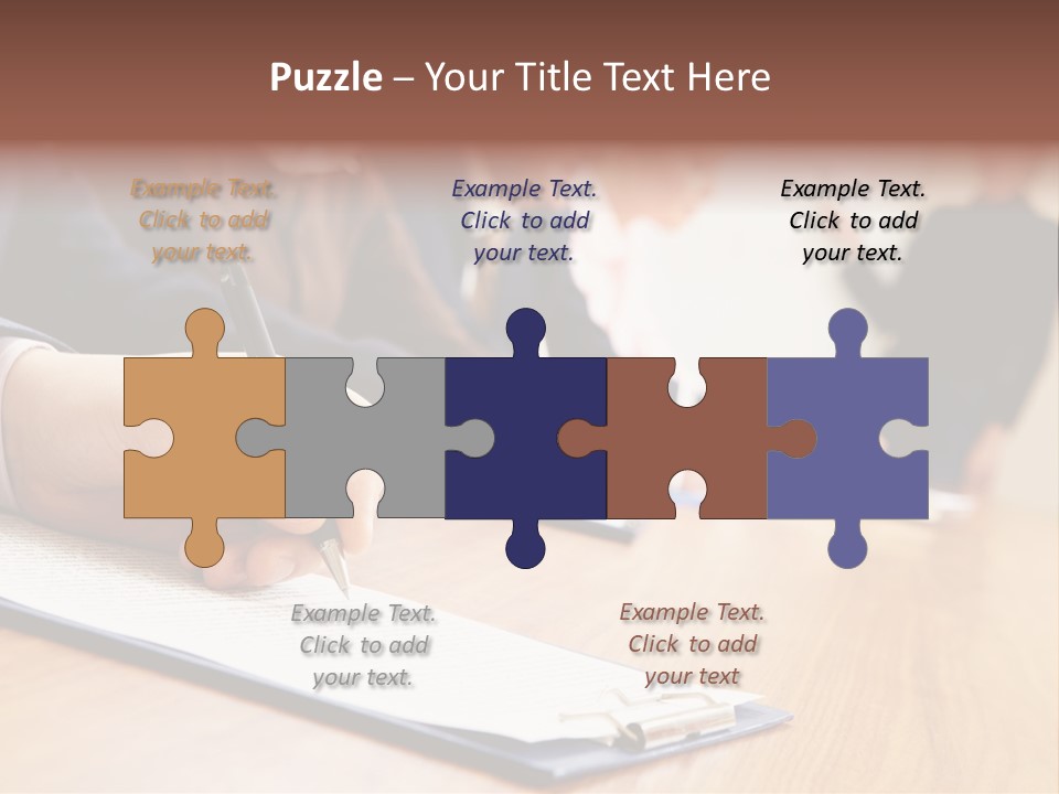 Object Meeting Briefing PowerPoint Template