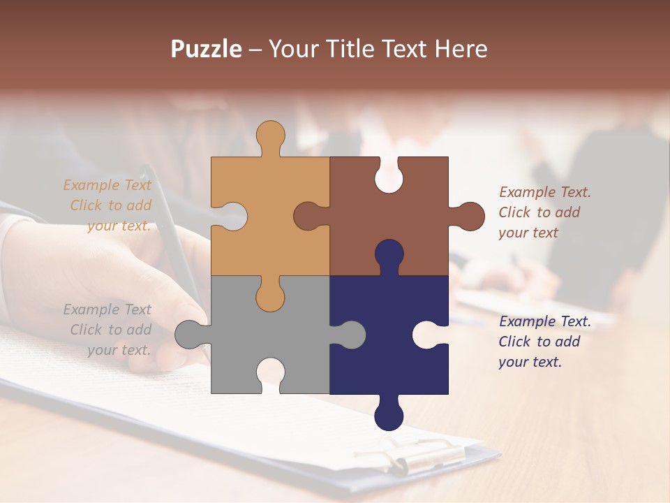 Object Meeting Briefing PowerPoint Template