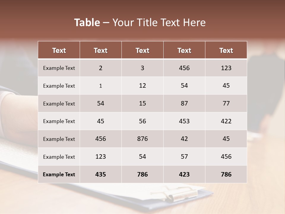 Object Meeting Briefing PowerPoint Template