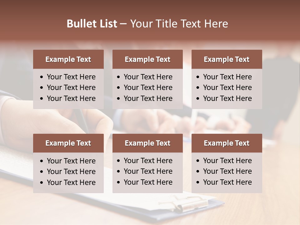 Object Meeting Briefing PowerPoint Template