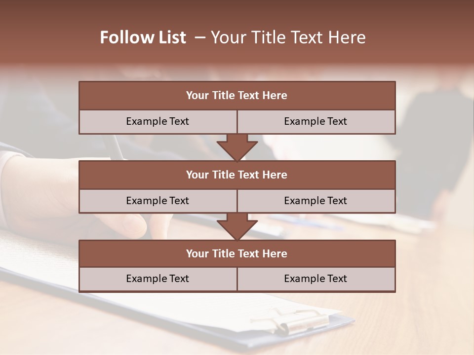 Object Meeting Briefing PowerPoint Template