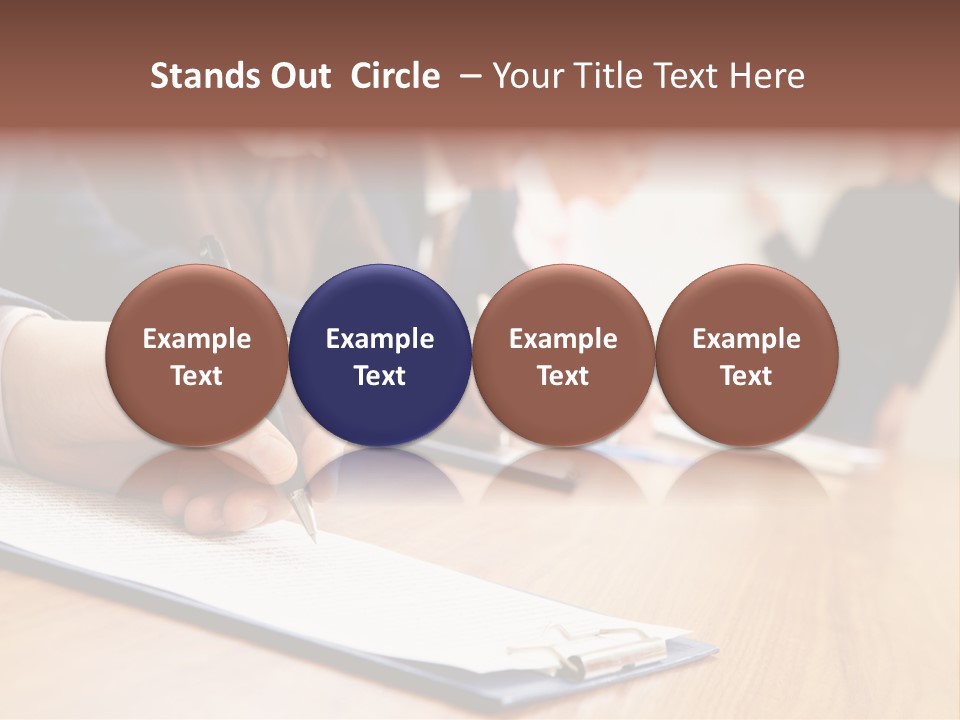 Object Meeting Briefing PowerPoint Template