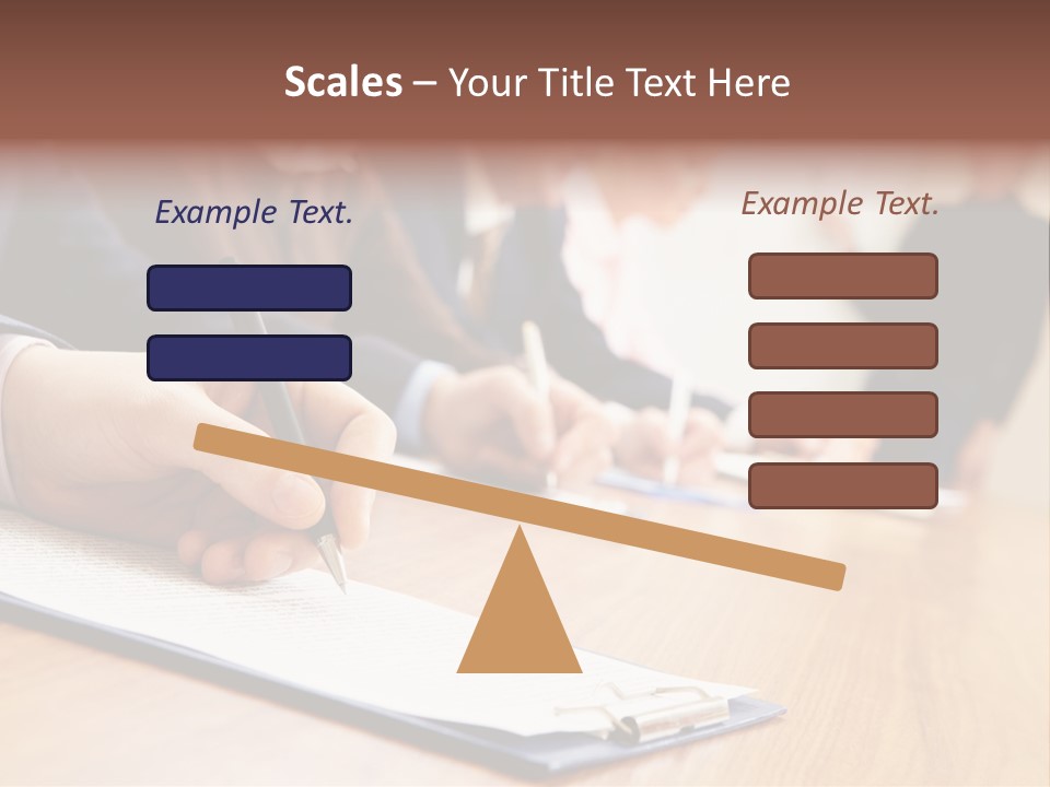 Object Meeting Briefing PowerPoint Template