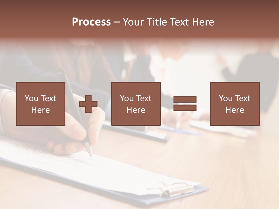 Object Meeting Briefing PowerPoint Template