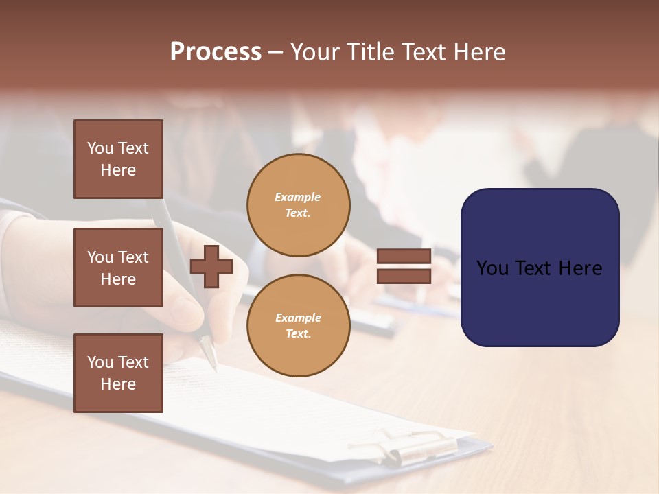 Object Meeting Briefing PowerPoint Template