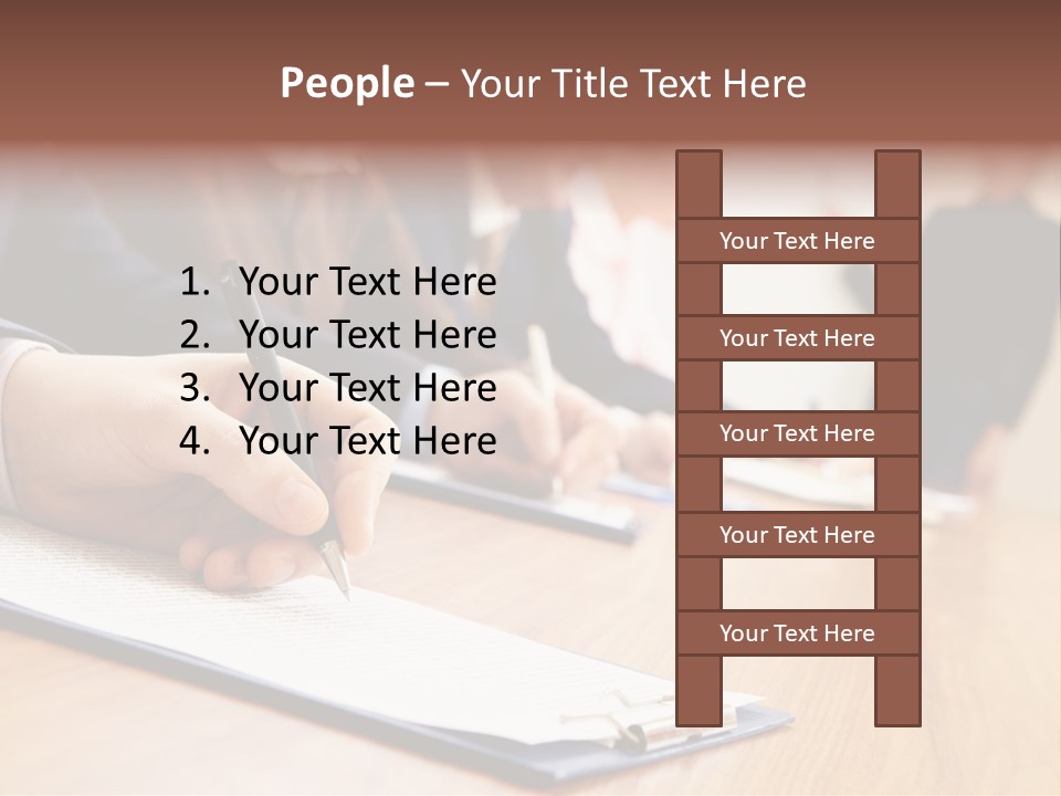 Object Meeting Briefing PowerPoint Template
