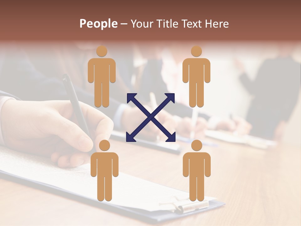 Object Meeting Briefing PowerPoint Template