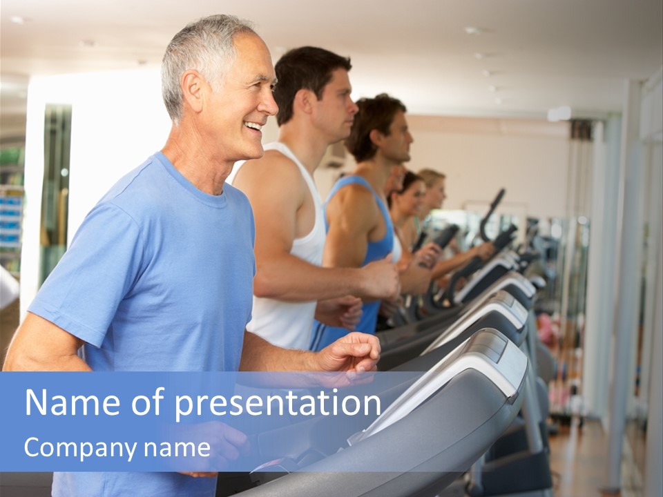 Male Active Fit PowerPoint Template