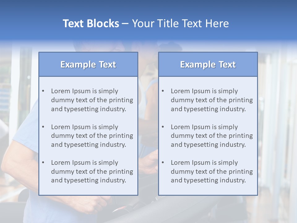 Male Active Fit PowerPoint Template