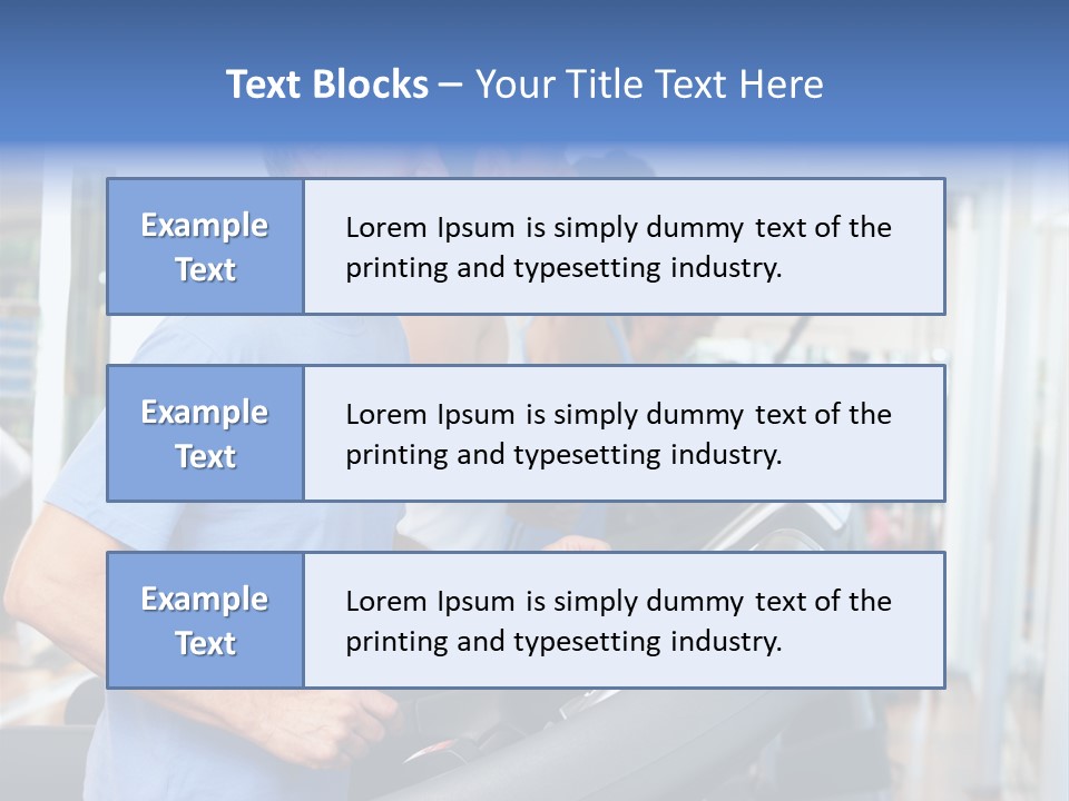 Male Active Fit PowerPoint Template