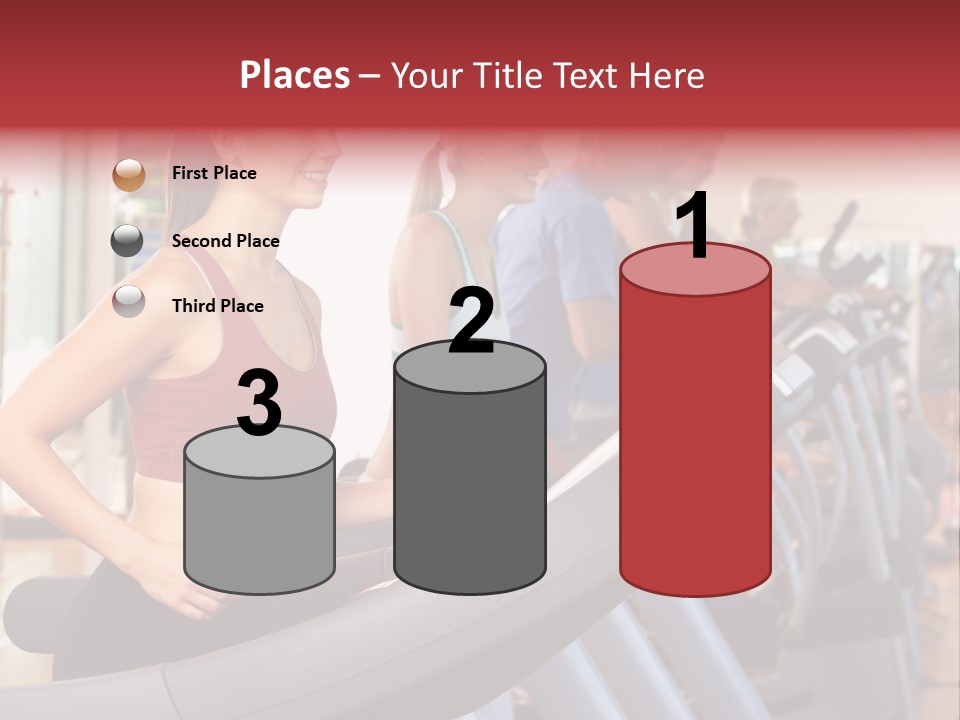 Work Out Class Woman PowerPoint Template