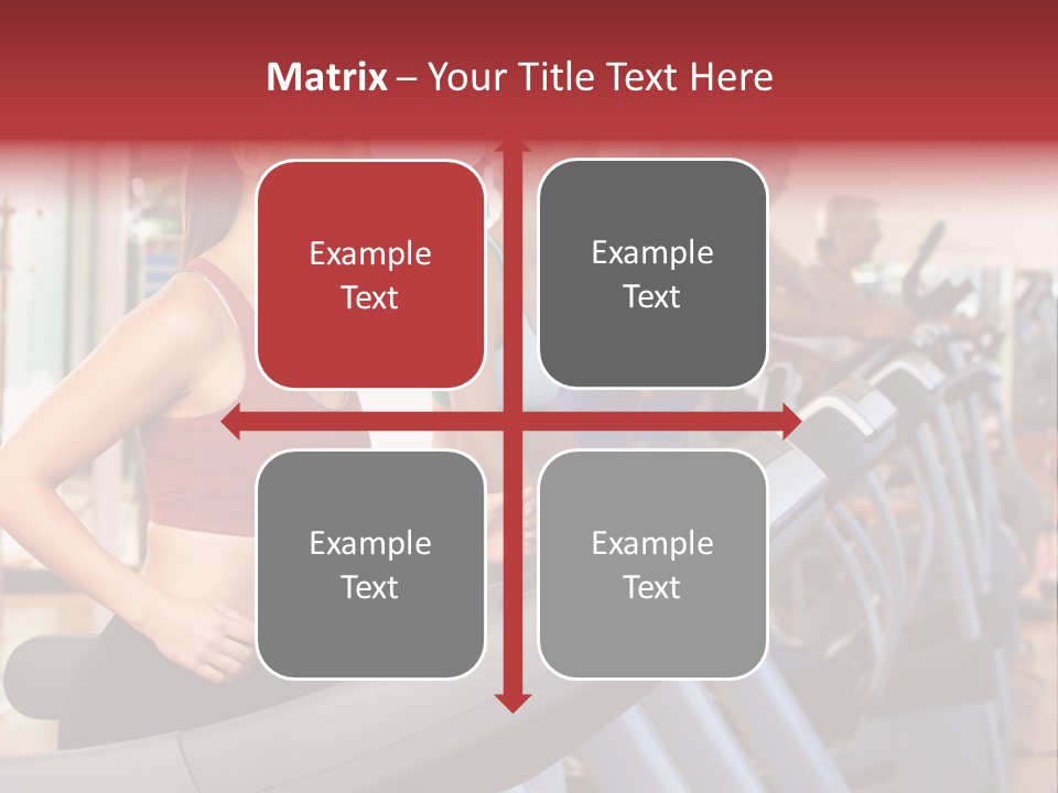 Work Out Class Woman PowerPoint Template