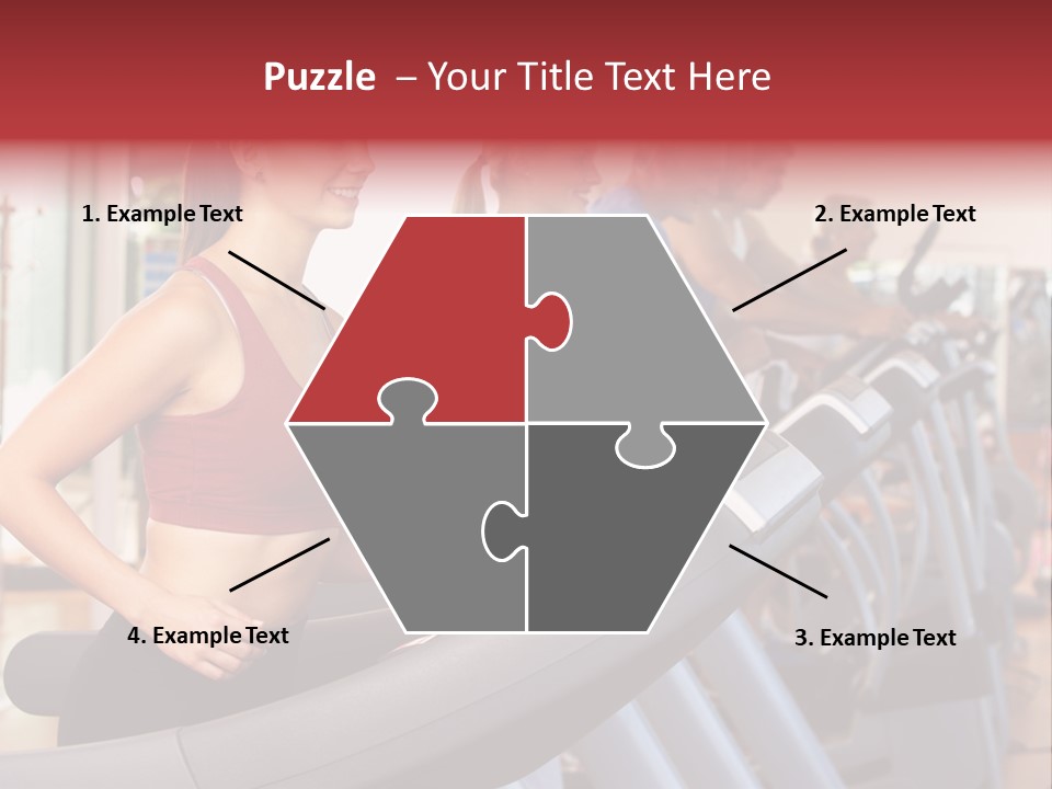 Work Out Class Woman PowerPoint Template