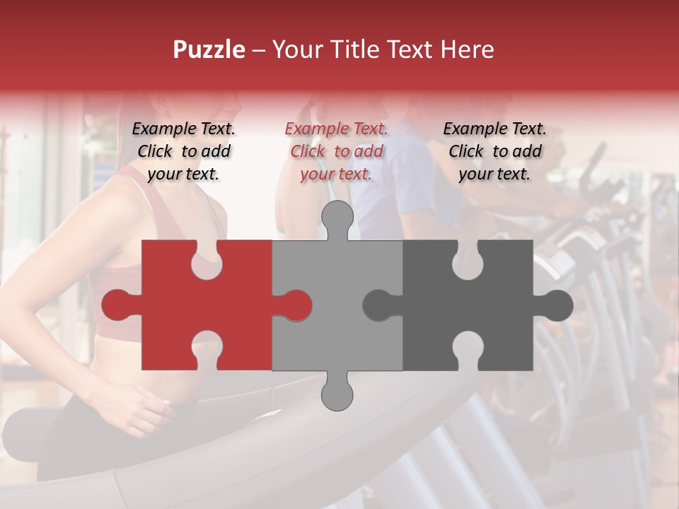 Work Out Class Woman PowerPoint Template