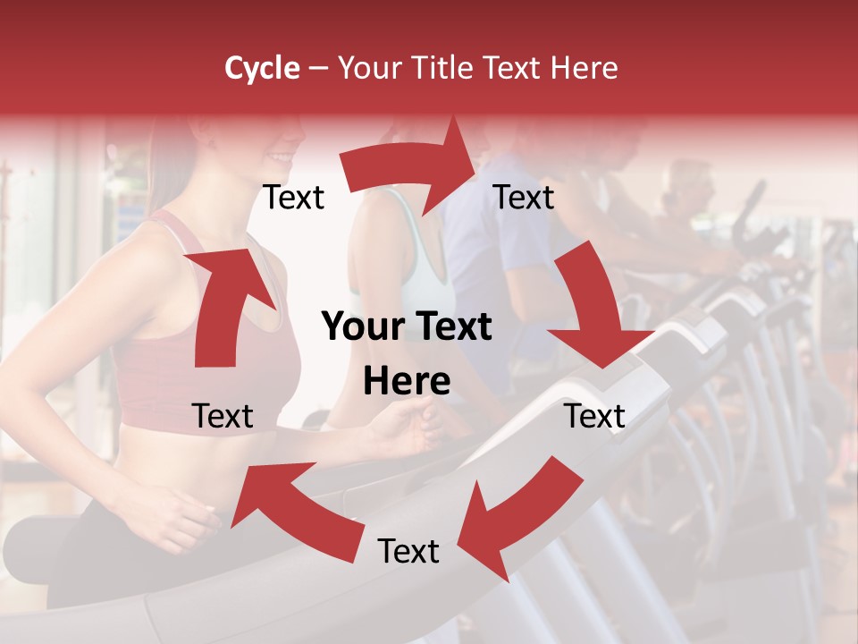 Work Out Class Woman PowerPoint Template