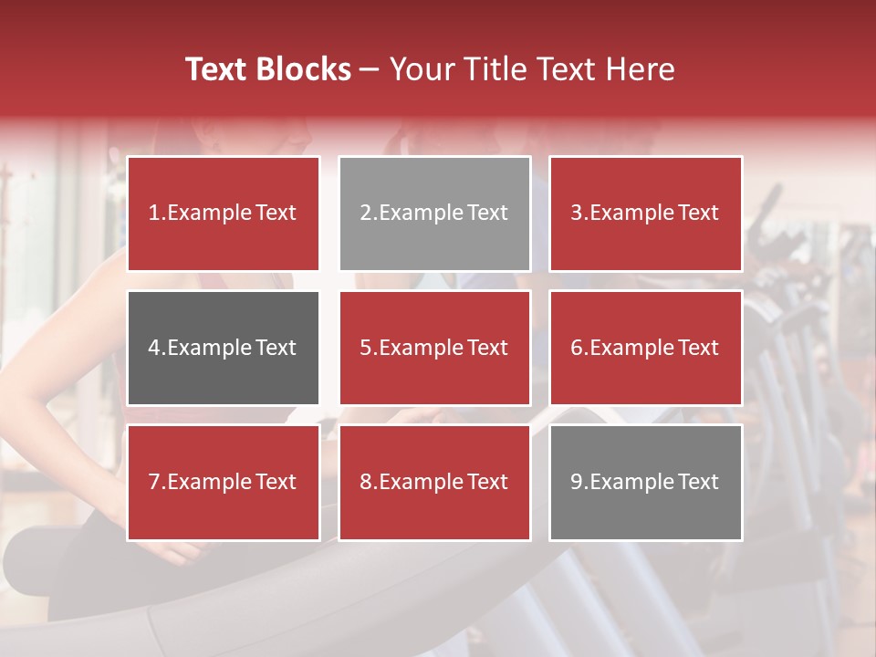 Work Out Class Woman PowerPoint Template