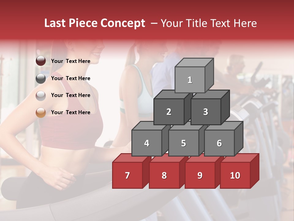 Work Out Class Woman PowerPoint Template