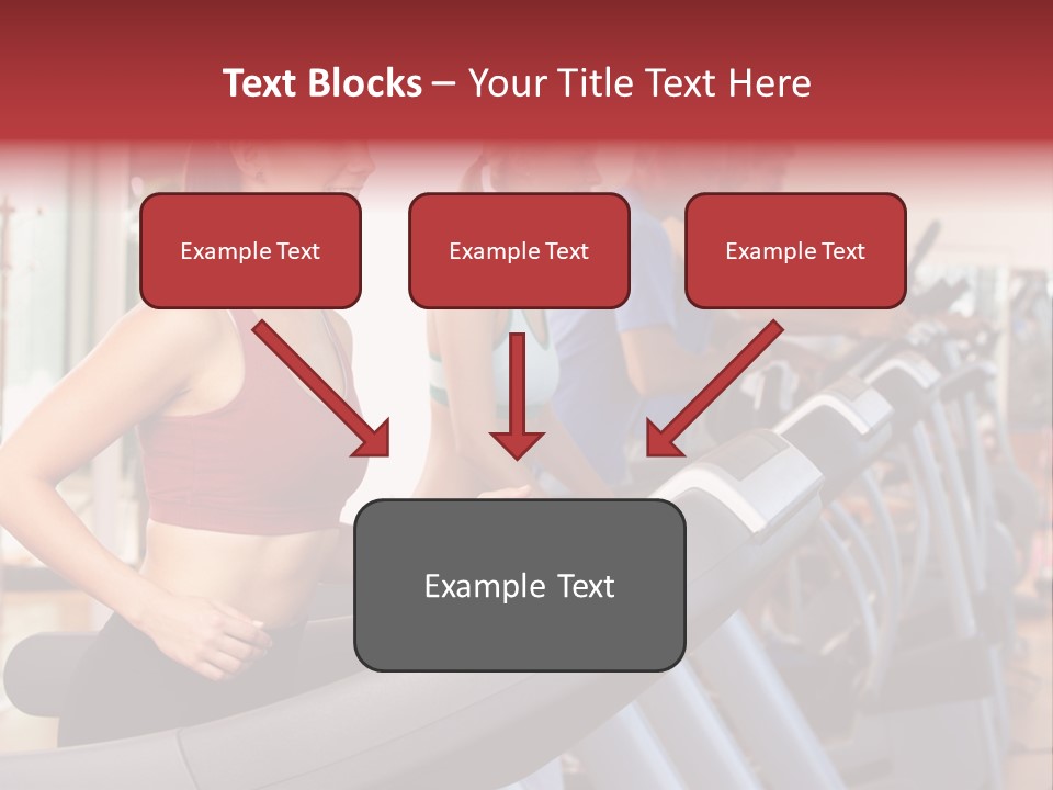 Work Out Class Woman PowerPoint Template