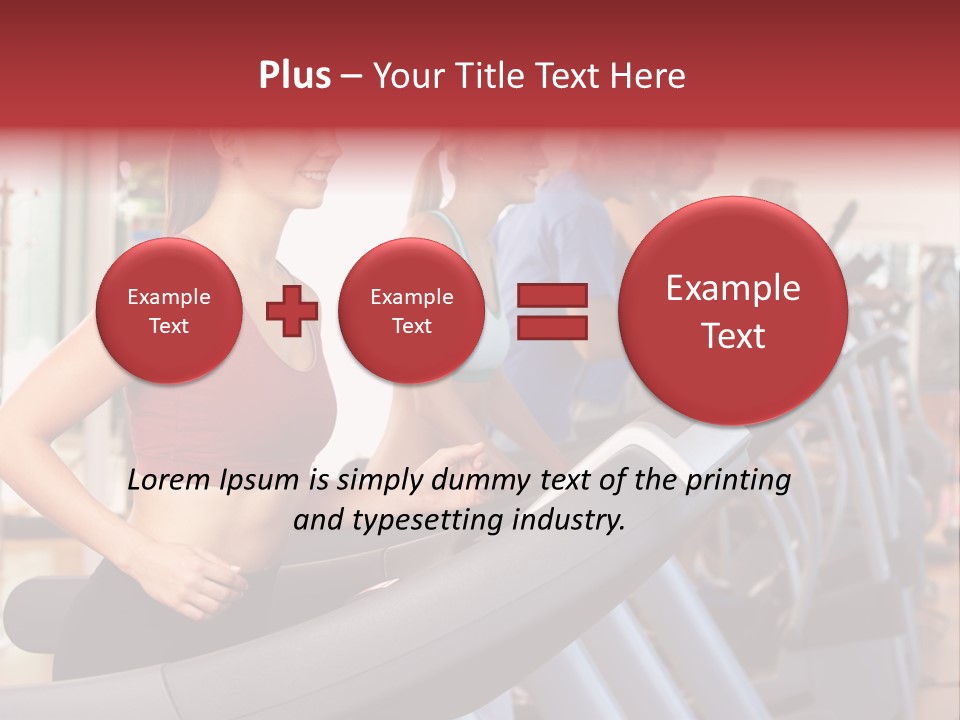 Work Out Class Woman PowerPoint Template