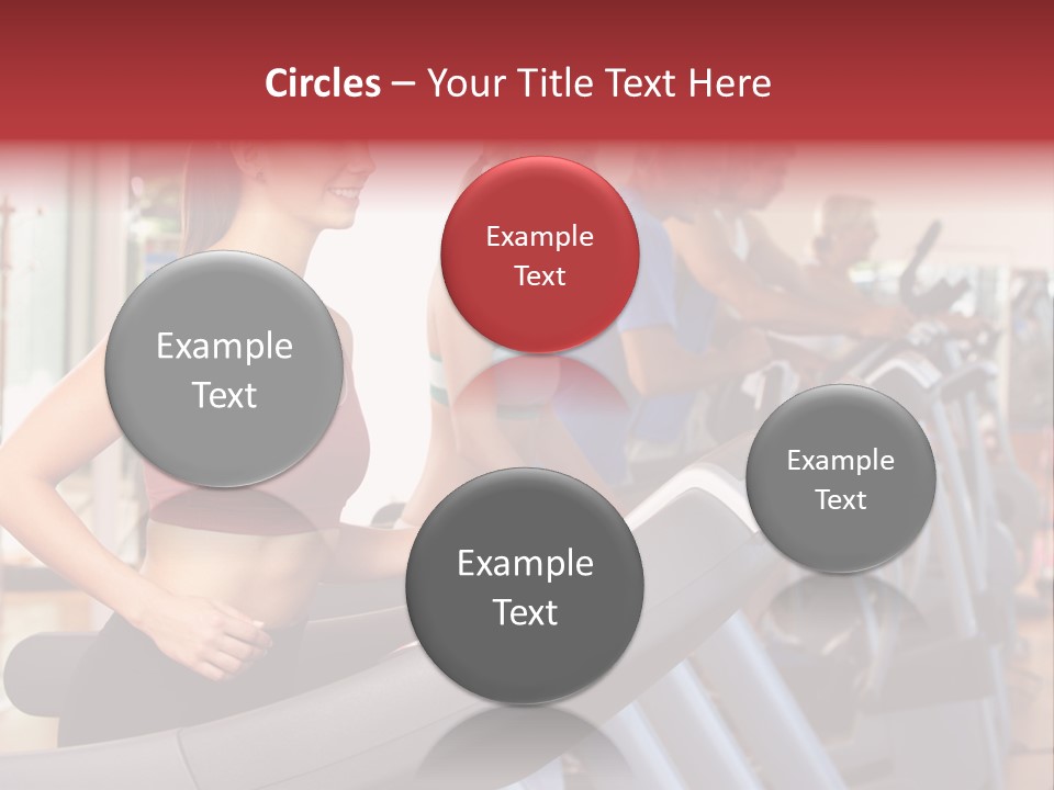 Work Out Class Woman PowerPoint Template