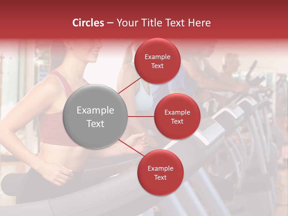 Work Out Class Woman PowerPoint Template