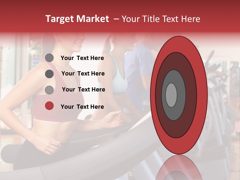 Work Out Class Woman PowerPoint Template