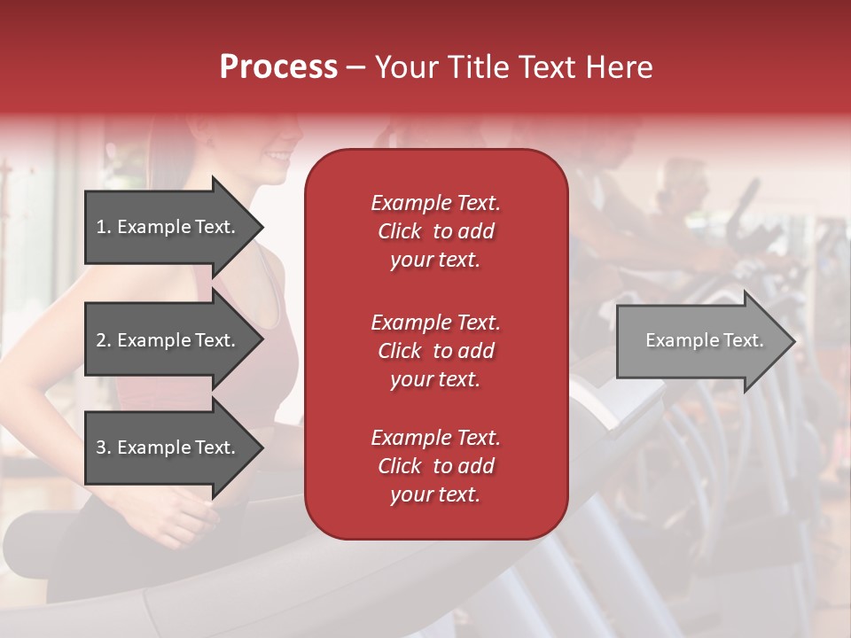 Work Out Class Woman PowerPoint Template