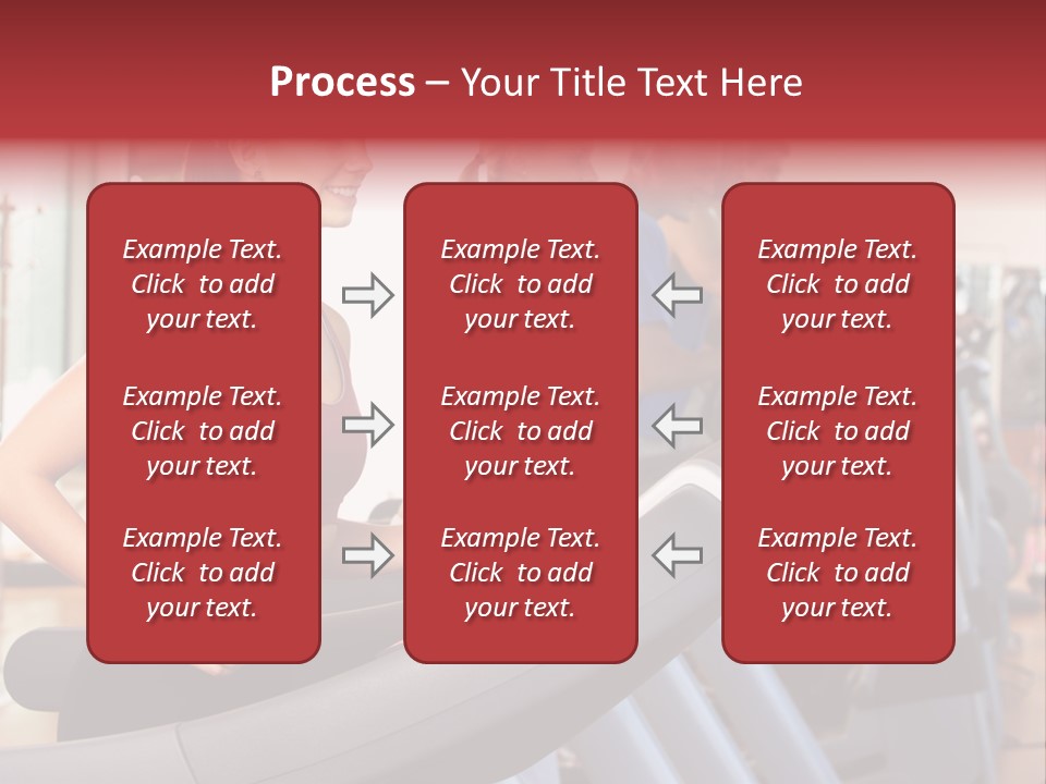 Work Out Class Woman PowerPoint Template