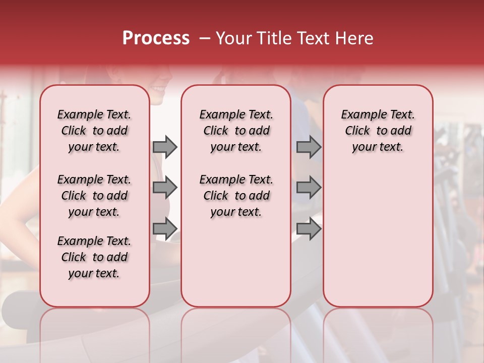 Work Out Class Woman PowerPoint Template