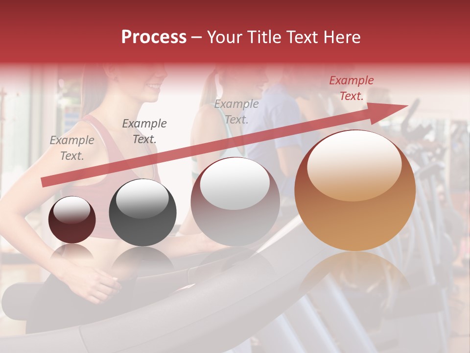 Work Out Class Woman PowerPoint Template