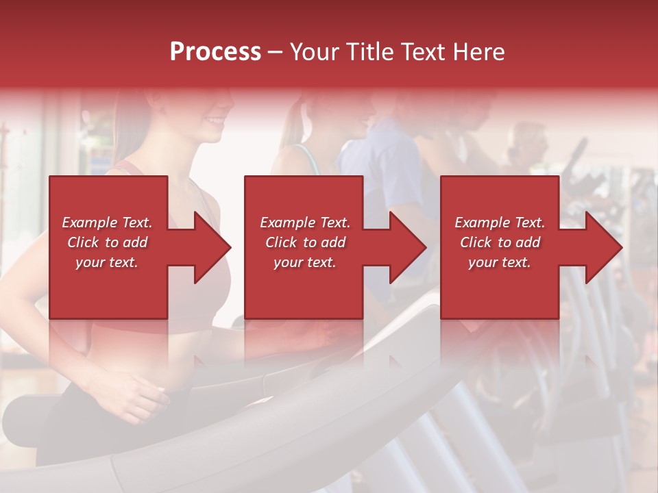 Work Out Class Woman PowerPoint Template