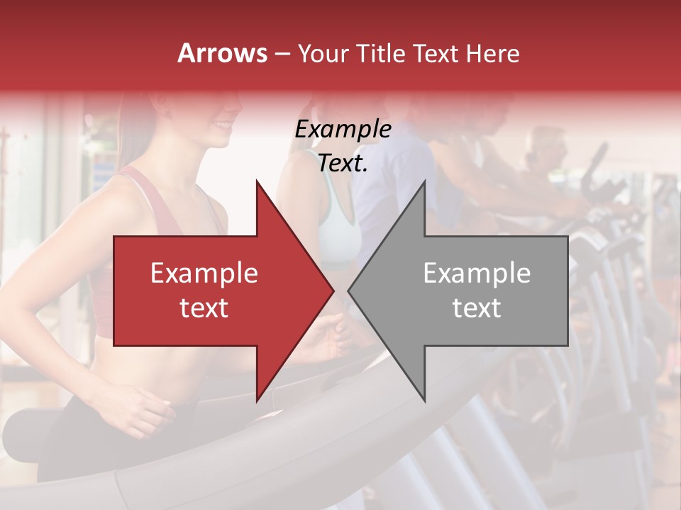 Work Out Class Woman PowerPoint Template