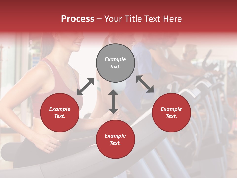 Work Out Class Woman PowerPoint Template