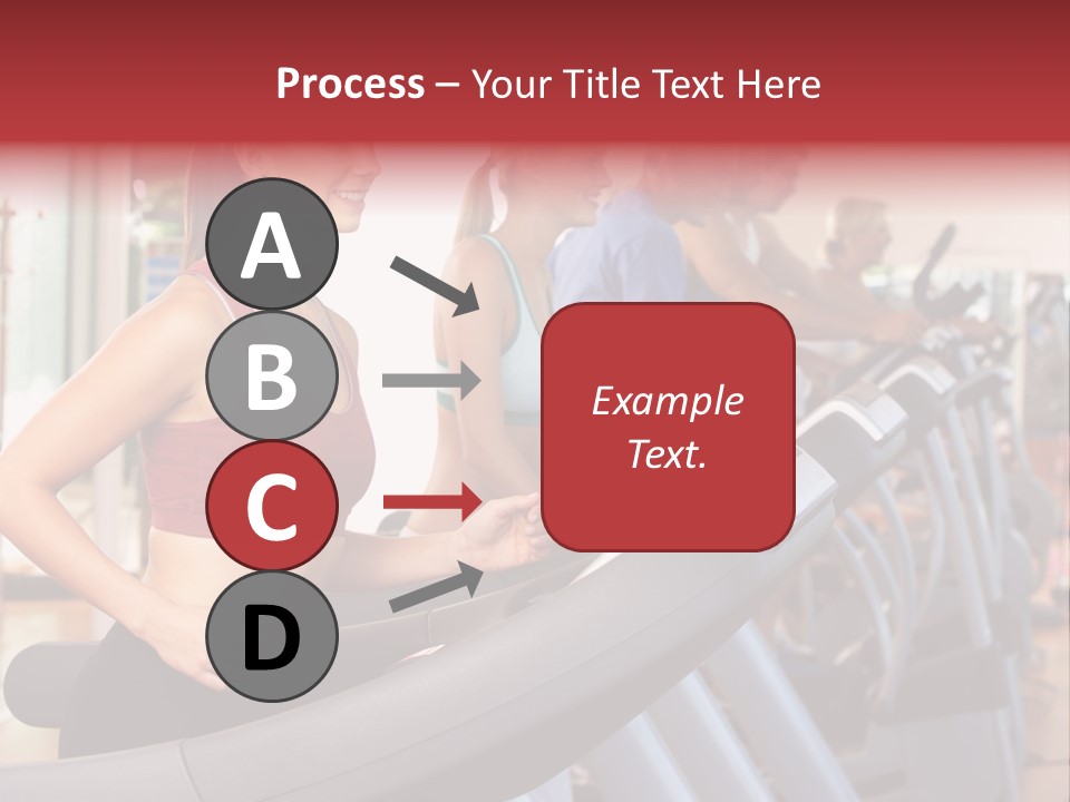 Work Out Class Woman PowerPoint Template