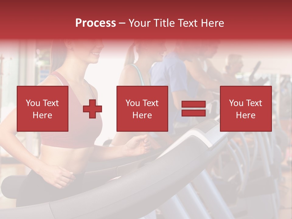 Work Out Class Woman PowerPoint Template