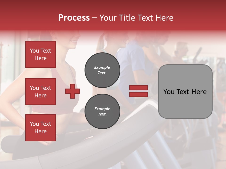 Work Out Class Woman PowerPoint Template