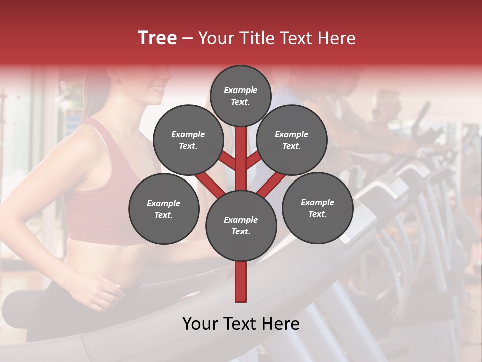 Work Out Class Woman PowerPoint Template