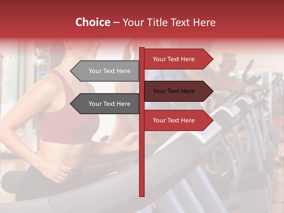 Work Out Class Woman PowerPoint Template