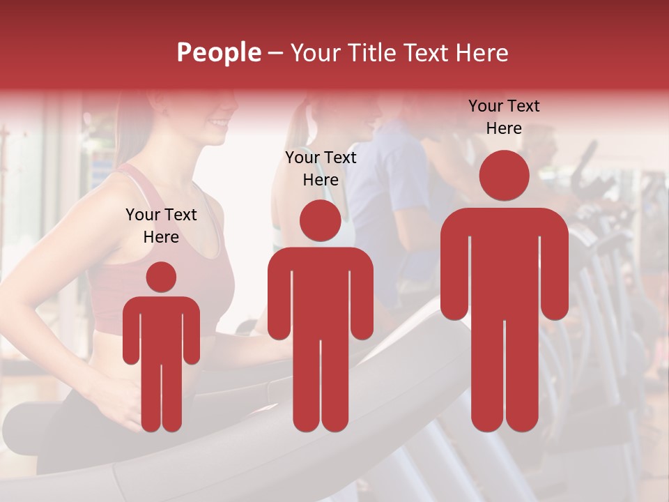 Work Out Class Woman PowerPoint Template