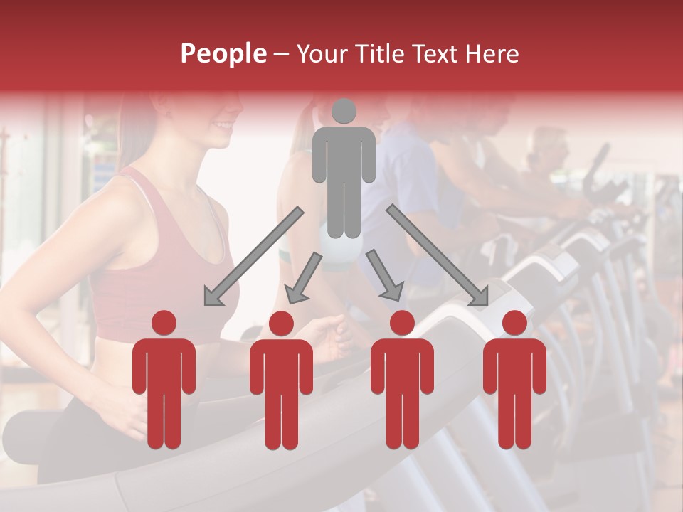 Work Out Class Woman PowerPoint Template