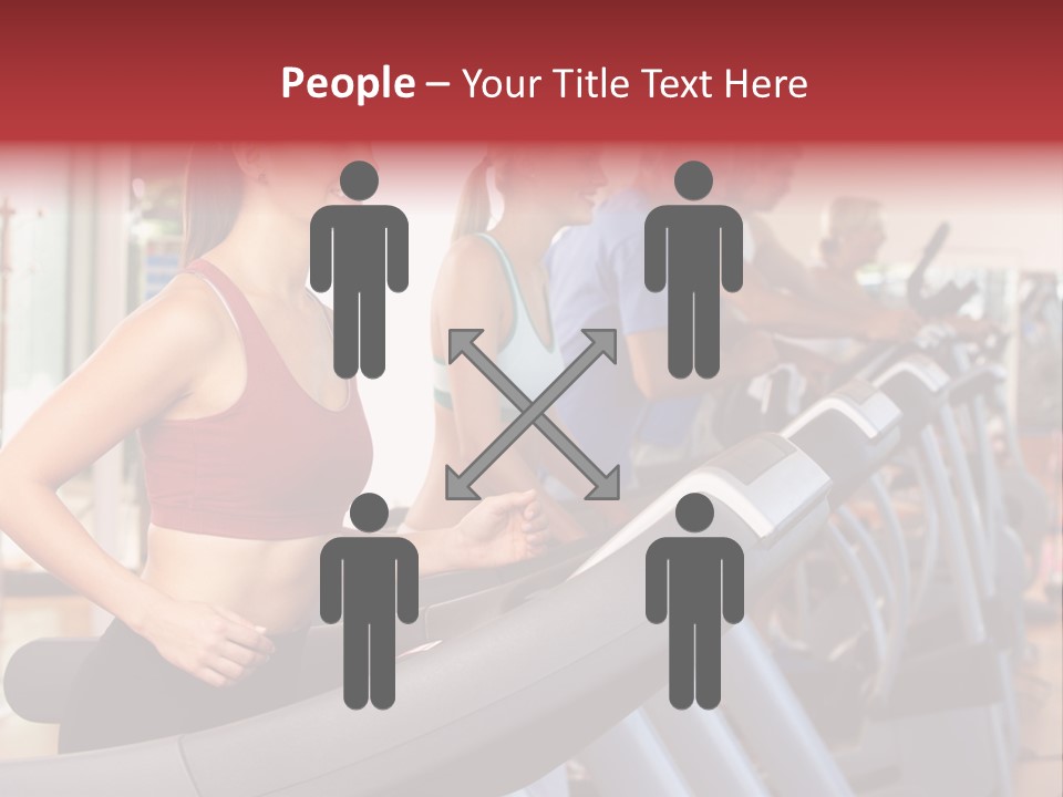 Work Out Class Woman PowerPoint Template