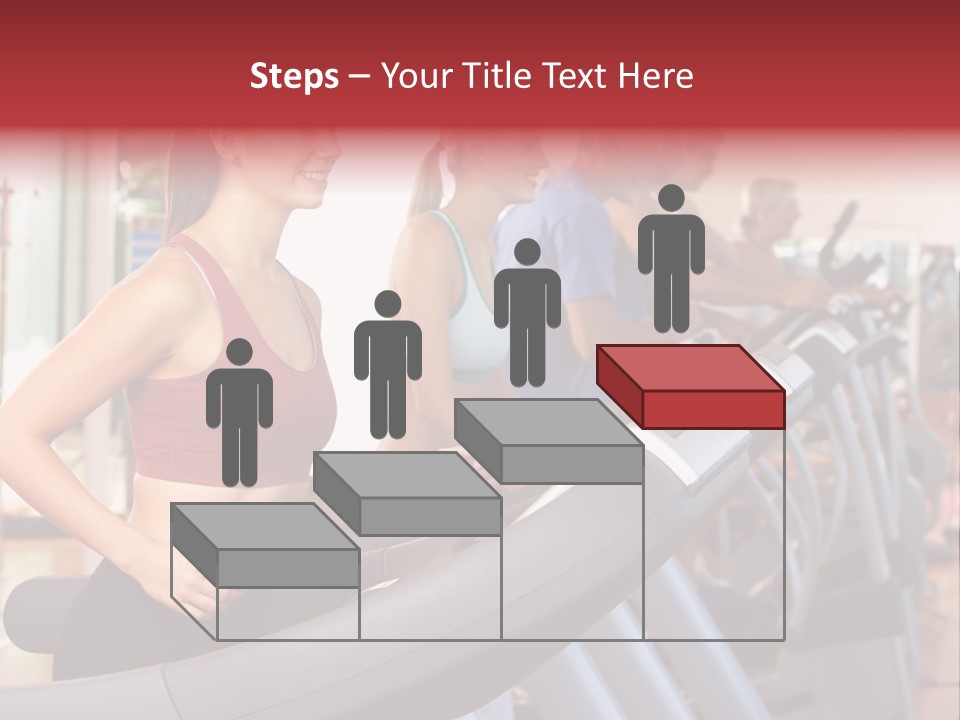 Work Out Class Woman PowerPoint Template