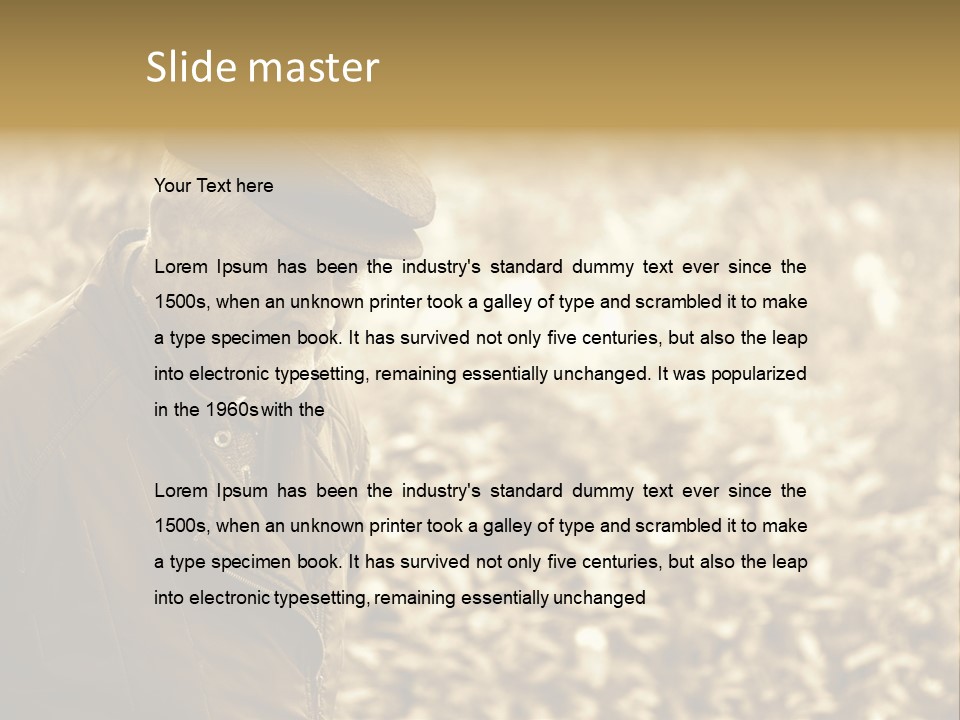 Nature Balding Healthy PowerPoint Template