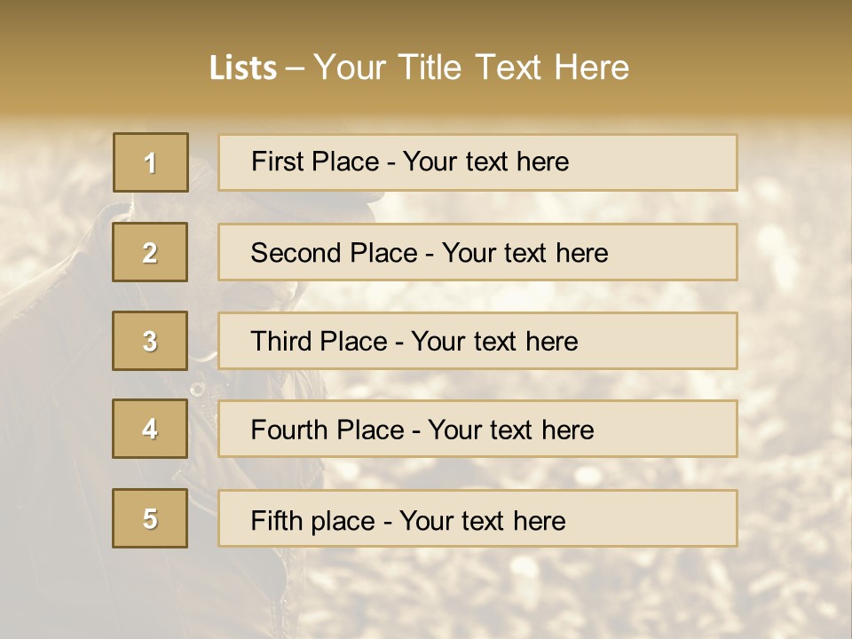 Nature Balding Healthy PowerPoint Template