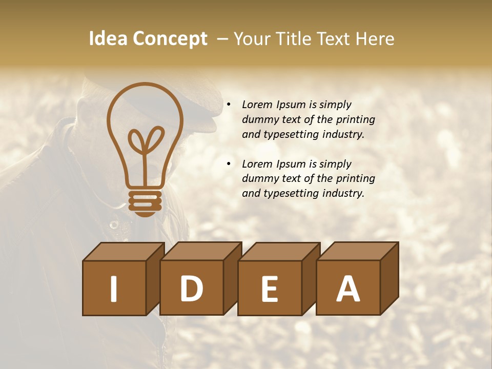 Nature Balding Healthy PowerPoint Template